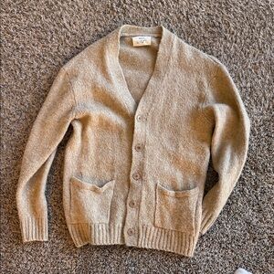 Zara Women's Beige Cardigan Sweater